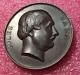 1871 Famous Belgian Mason Bronze Medal By Jewish Medalist Charles Wiener