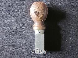 1910 Free Masons SWORD TOPPER Solid Metal & COPPER Decorated Brass Casting