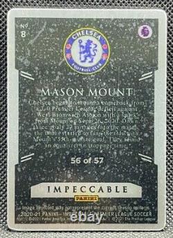 2020-21 Panini Impeccable EPL =Mason Mount= Stainless Stars # /57 Chelsea