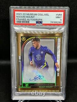 2021-22 Topps Museum Collection Uefa Framed Auto Chelsea Fc Mason Mount