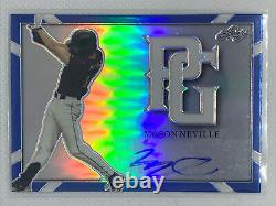 2021 Leaf Perfect Game Metal Blue Refractor Mason Neville Rc Auto # 15/15