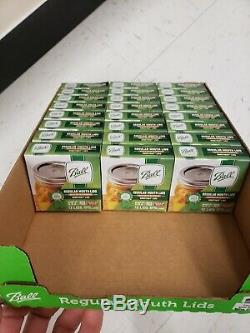 24 Boxes/12 BALL Regular Mouth Dome Lids For Mason Jars Canning Preserving