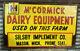 #2 Vtg 50s Ih Mccormick Dairy Equipment Silsby Implement Mason Mi Metal Sign