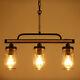 3 Lights Mason Jar Farmhouse Kitchen Chandelier, Rustic Pendant Light Fixture Us
