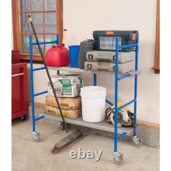4 Ft. X 3.8 Ft. X 2 Ft. Portable Rolling Scaffold 500 Lb. Load CapacityHD-100658