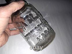 6-Pack Rack of Hazel Atlas, Owens Illinois Mason Oil Jars / Bottles