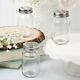 70 Glass Mason Jars Wedding Favors Mini Size Jars With Silver Metal Lid
