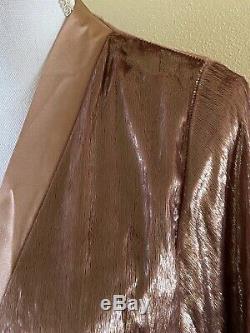 $874 Michelle Mason Kimono Women Coat in Rose gold SIZE 2 NWT