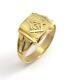 9ct Yellow Gold Masonic Freemason Apprentice Ring Handcrafted Over 6g S59