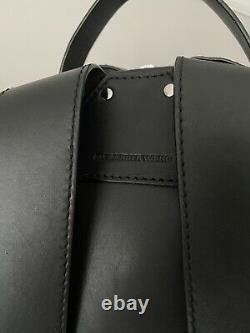 Alexander Wang Leather Mason Backpack Black Silver