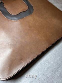 Authentic Mason Margiela F/W 2012 runway foldable leather bag