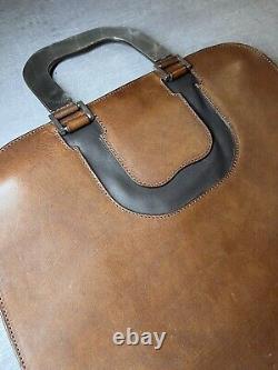Authentic Mason Margiela F/W 2012 runway foldable leather bag