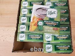 BALL Regular Mouth Canning Mason Jar Lids Full Case, 24 Boxes of 12 Lids (288)