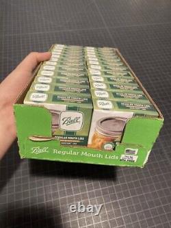 BALL Regular Mouth Mason Canning Jar Lid FULL CASE 24 Boxes with 288 Total Lids