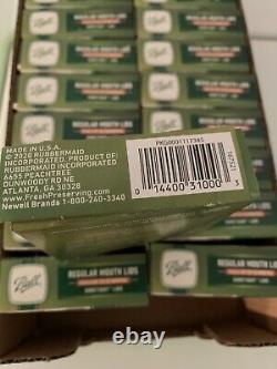 BALL Regular Mouth Mason Canning Jar Lids 23 Boxes Almost Case 276 Total Lids