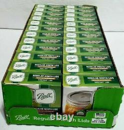 BALL Regular Mouth Mason Canning Jar Lids 24 Boxes Full Case 288 Total Lids