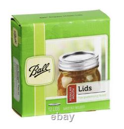 BALL Regular Mouth Mason Canning Jar Lids 24 Boxes, Full Case! BPA Free! 288
