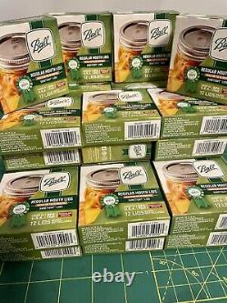 BALL Regular Mouth Mason Canning Jar Lids 24 Boxes of 12 (288 Total Lids)