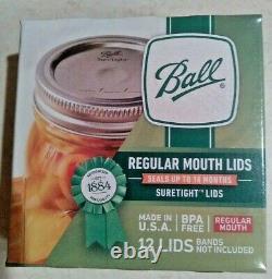 BALL Regular Mouth Mason Canning Jar Lids 36 Boxes of 12 (432 Total Lids)