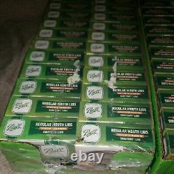 BALL Regular Mouth Mason Canning Jar Lids 48 Boxes 2 Full Cases! 576 Total Lids
