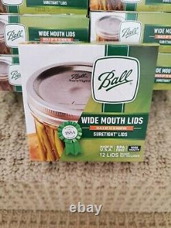 BALL Wide Mouth Mason Canning Jar Lids-288 Total Lids In-HandSHIPS FAST