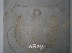 BOX Freemasonry MASON Masonry EAGLE Phoenix SHIELD Metal LIATHER Europe RARE