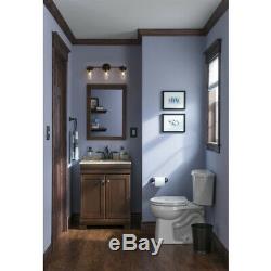 Bathroom Vanity 3 Light Fixture Aged Bronze Mason Jar Wall Lighting Allen + Roth