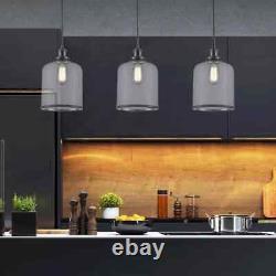 Bel Air Lighting Dorina 1-Light Black Mason Jar Hanging Kitchen Pendant Light
