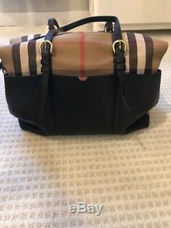 Burberry Mason-House Check Diaper Bag SOLD OUT $1495 Retail
