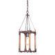 Craftmade P590fsnw1 Mason Pendant Fired Steel And Natural Wood