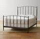 Crate & Barrel Mason Full Bed With Included Serta Mattress Set