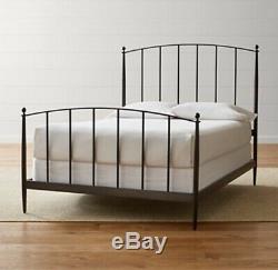 Crate & Barrel Mason Full Bed with included Serta Mattress Set