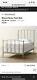 Crate And Barrel Twin Bed Frame- Mason. Brass Frame, Mattress And Box Spring