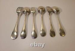 Cutlery Table Freemason Masonic Spoons Forks Lodge Silver