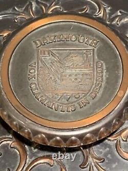 Dartmouth College Vintage Bronze, Bronze Color Metal, L. E. Mason Tobacco Humidor