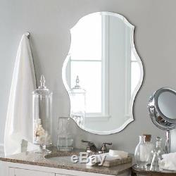 Decor Wonderland Mason Bathroom Mirror 23W x 31H in, Silver