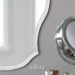 Decor Wonderland Mason Bathroom Mirror 23W x 31H in, Silver