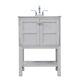 Elegant Decor Mason 24 Single Bathroom Vanity Set, Grey Vf2524gr