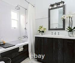 Eul Db3046 Clear Industrial Mason Jar Bathroom Vanity Glass Wall Sconces Oil Rub