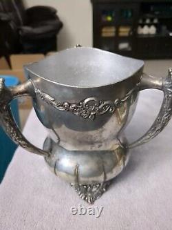Free Mason Three Handle Silver Plated Friendship Cup Unique Piece