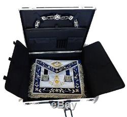 Freemason Masonic Metal Apron & Collar Case FREE S&H