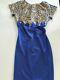 Holt Miami Dress Kora Blue In Gold Nwt Size Small $379