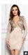 Holt Miami Heaven In Nude Gold Dress Nwot Size Medium $379