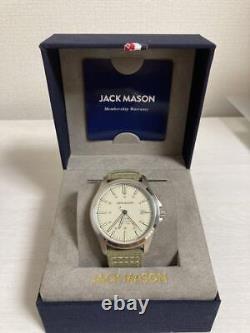 JACK MASON FIELD Quartz JM-F101-004 Watch 42mm White Dial