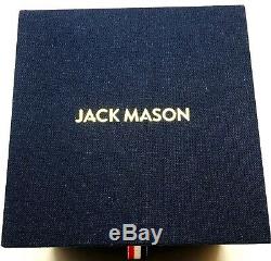 JACK MASON JM-A112-001 Aviation II Chronograph Leather Strap Watch