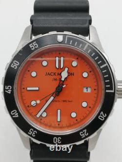 JACK MASON JM-D101-026 Quartz Orange Dial Men's Wrist Watch From JP Preowned