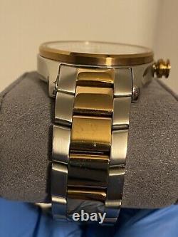 JACK MASON JM-N101-103 NAUTICAL Quartz Watch Silver Gold Metal Strap 35mm