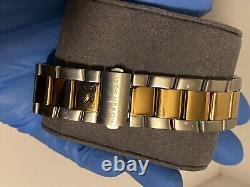 JACK MASON JM-N101-103 NAUTICAL Quartz Watch Silver Gold Metal Strap 35mm