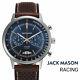 Jack Mason Jm-r402-001 Racing Tachymeter Chronograph Waterproof Punching Leather