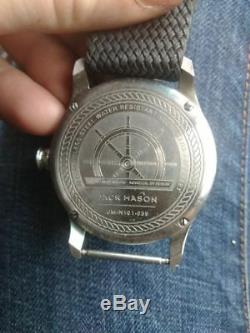 JACK MASON N101-039 Men's Super Luminova Markings Perlon Nylon Strap Watch